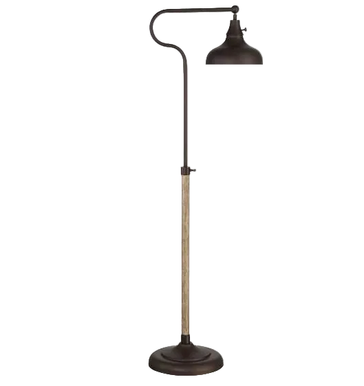 Classic Farmhouse Bronze Adjustable Floor Lamp