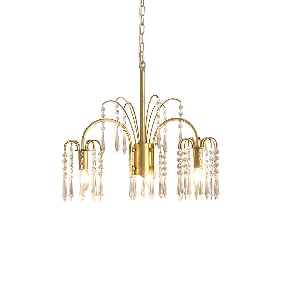 American Style All-Copper Crystal Chandelier