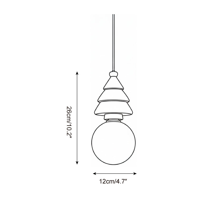 Cute Christmas Tree Pendant Lamp