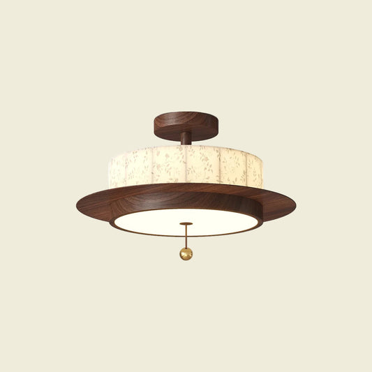 Modern Wooden Elegant Ceiling Lamp