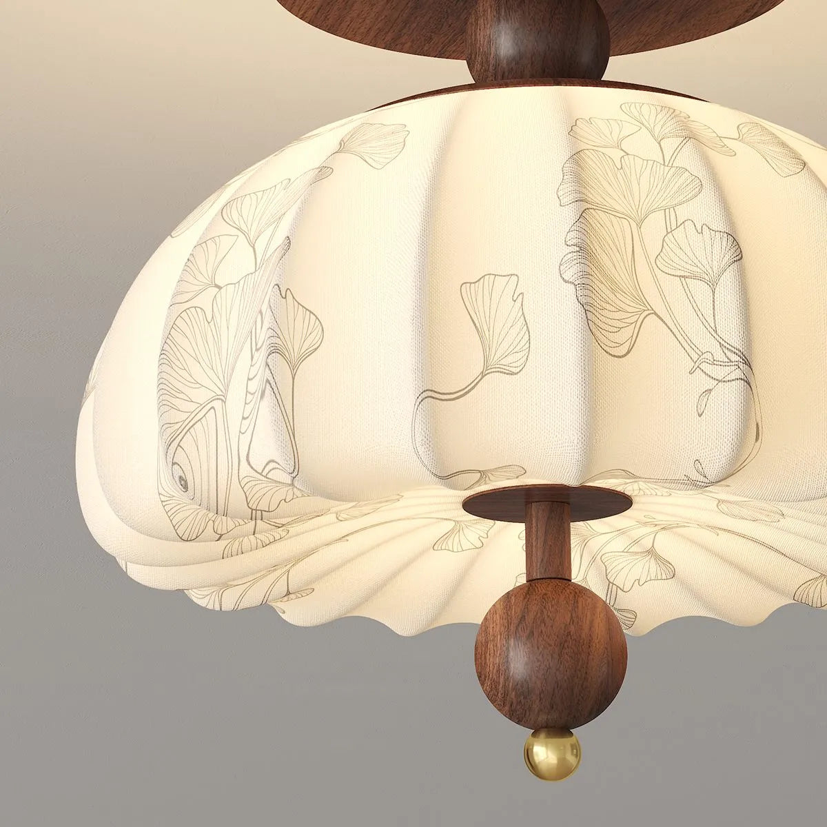 Simple and Elegant Ceiling Lamp in the Corridor