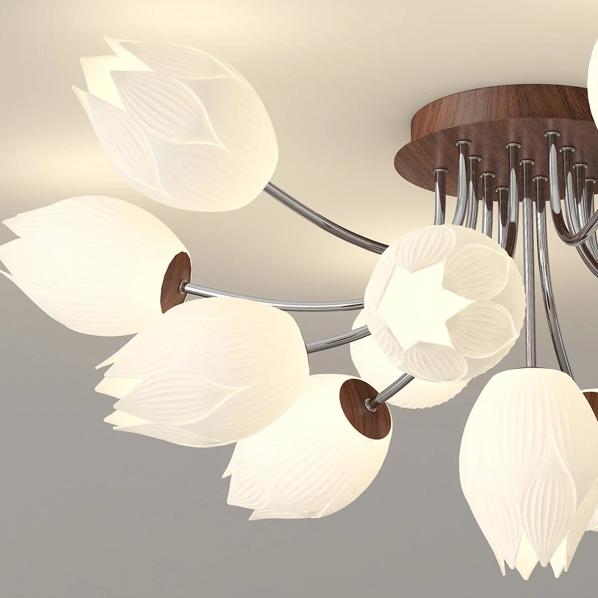 Floral Living Room Ceiling Lamp
