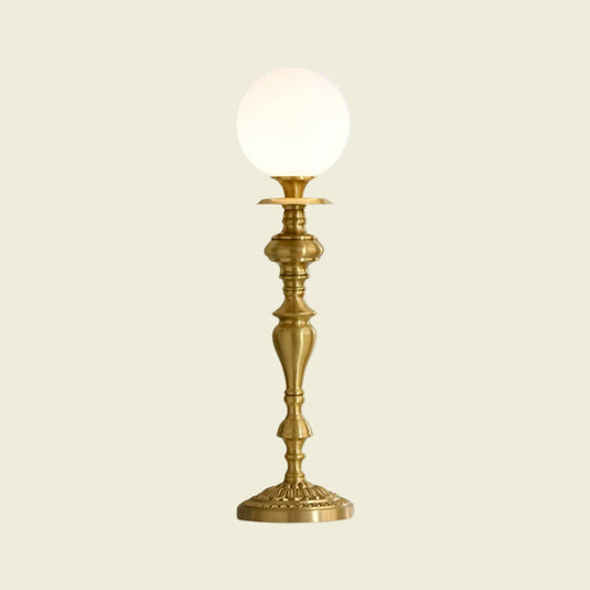 Brass Torch Table Lamp