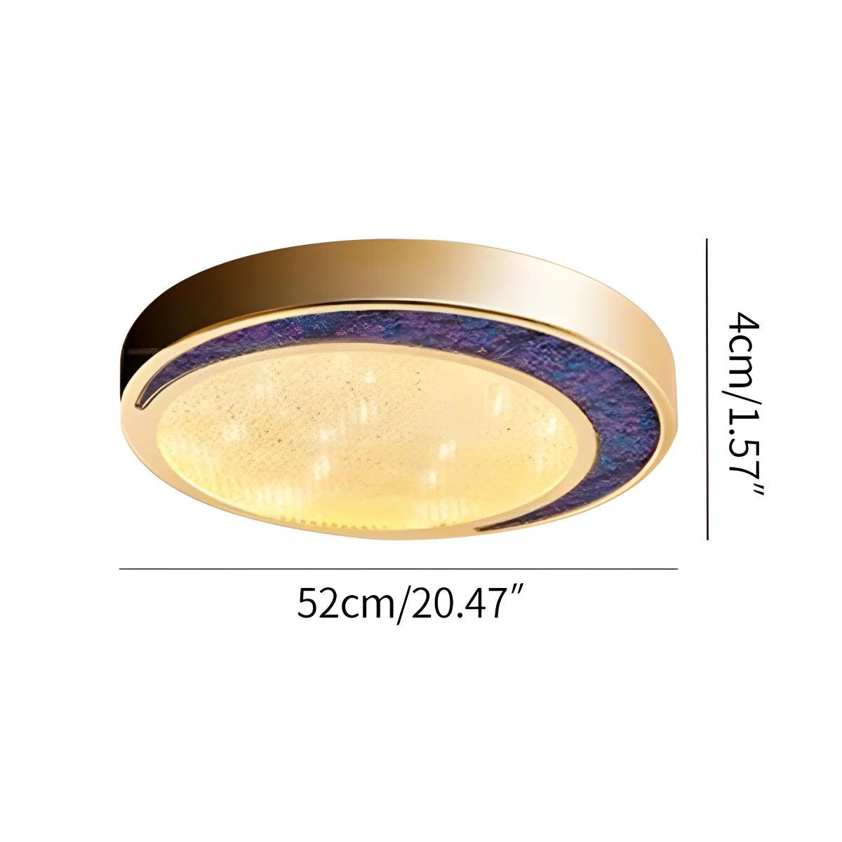 Modern Crystal Glass Ceiling Lamp