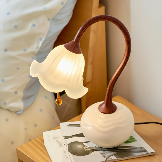 Sylva Bloom Wood Table Lamp