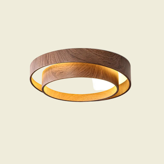 Full Moon Wooden Ceiling Light