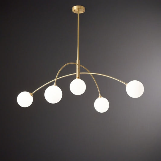 Simple and Fresh Garland Chandelier