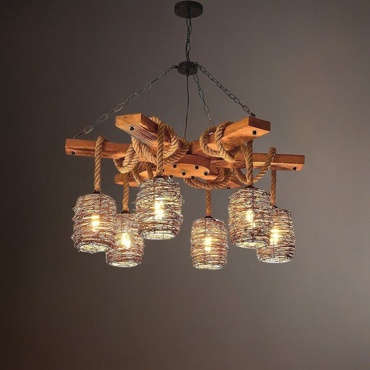 Retro Farmhouse Elegant Chandelier