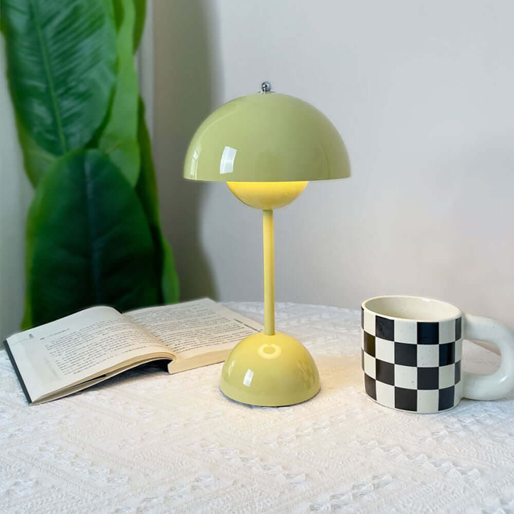 Semi-Circle Bedroom Table Lamp Portable
