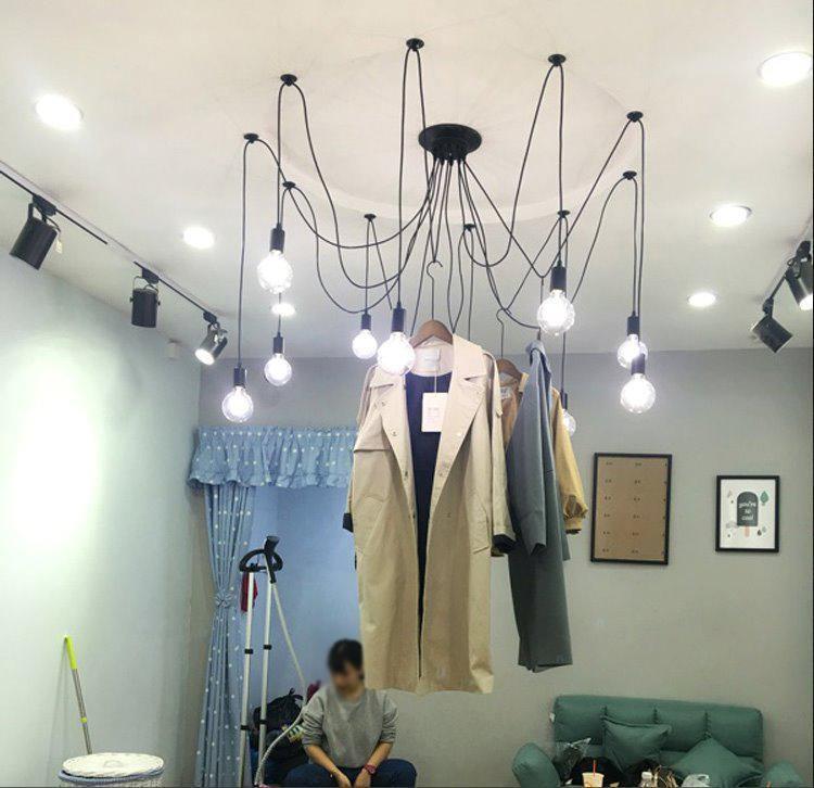 Long-Line Spider Web Chandelier
