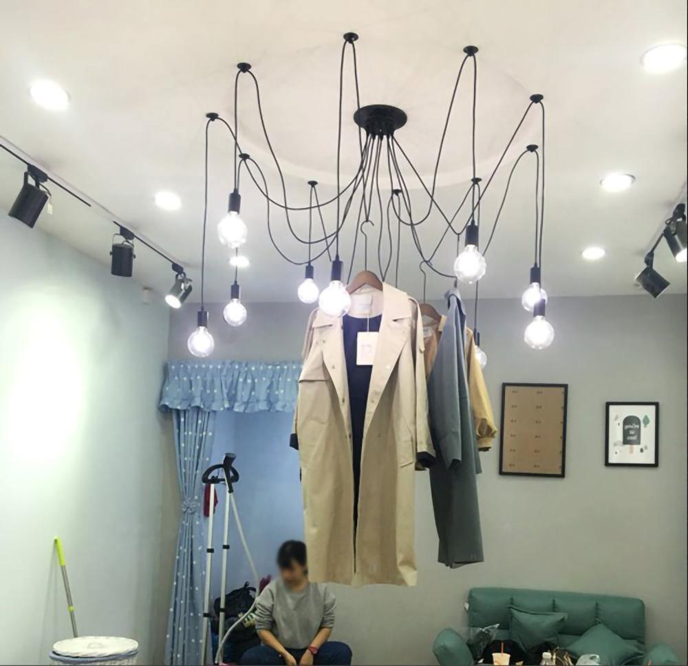 Long-Line Spider Web Chandelier