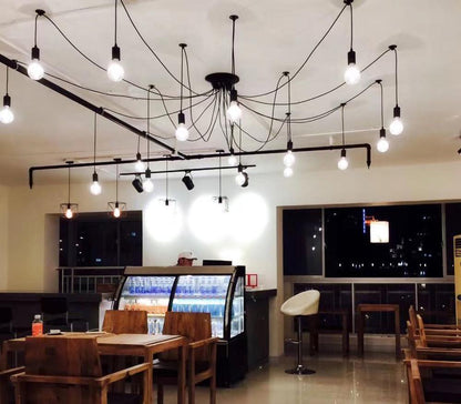 Long-Line Spider Web Chandelier