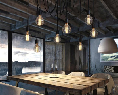 Long-Line Spider Web Chandelier