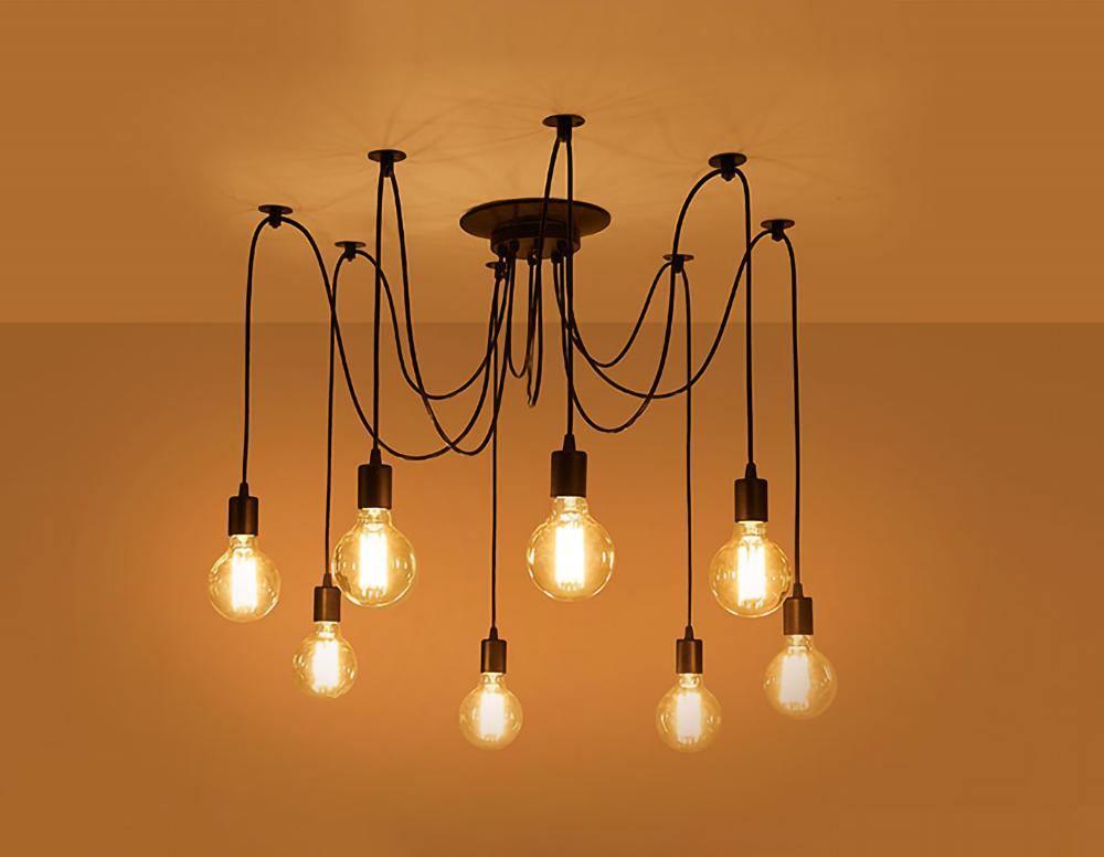 Long-Line Spider Web Chandelier