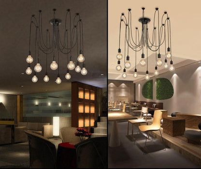 Long-Line Spider Web Chandelier