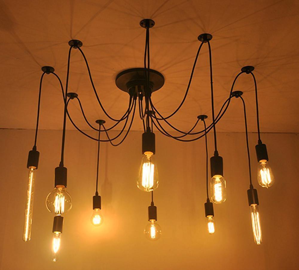 Long-Line Spider Web Chandelier