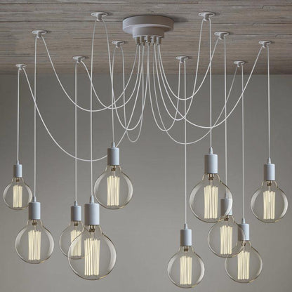 Long-Line Spider Web Chandelier