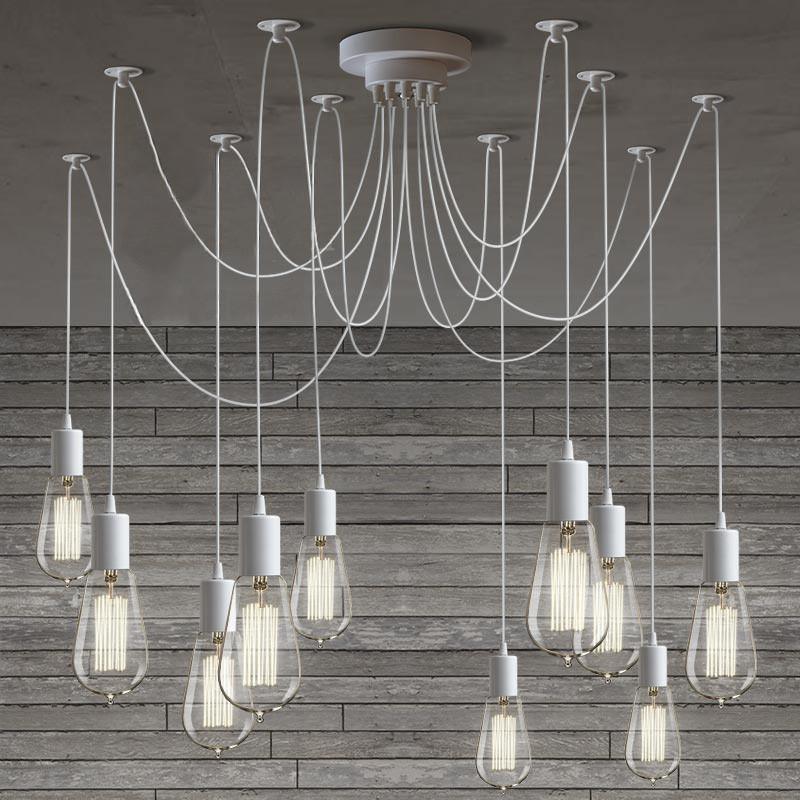 Long-Line Spider Web Chandelier