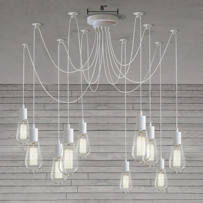 Long-Line Spider Web Chandelier