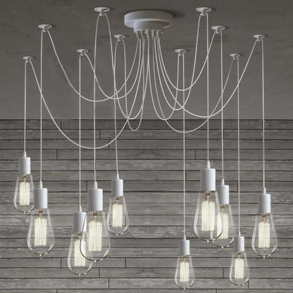 Long-Line Spider Web Chandelier
