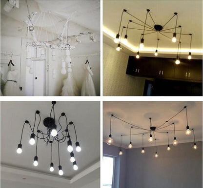 Long-Line Spider Web Chandelier