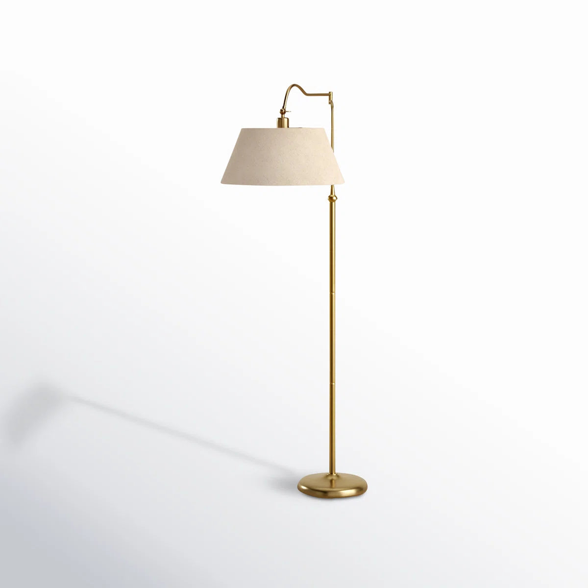 Farmhouse Metal Swing Arm Floor Lamp