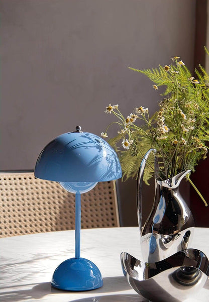 Semi-Circle Bedroom Table Lamp Portable