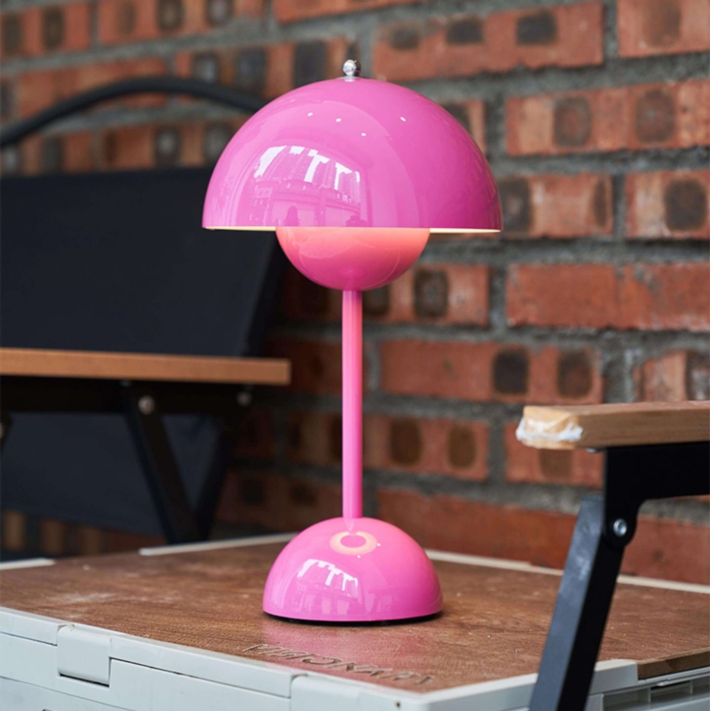 Semi-Circle Bedroom Table Lamp Portable