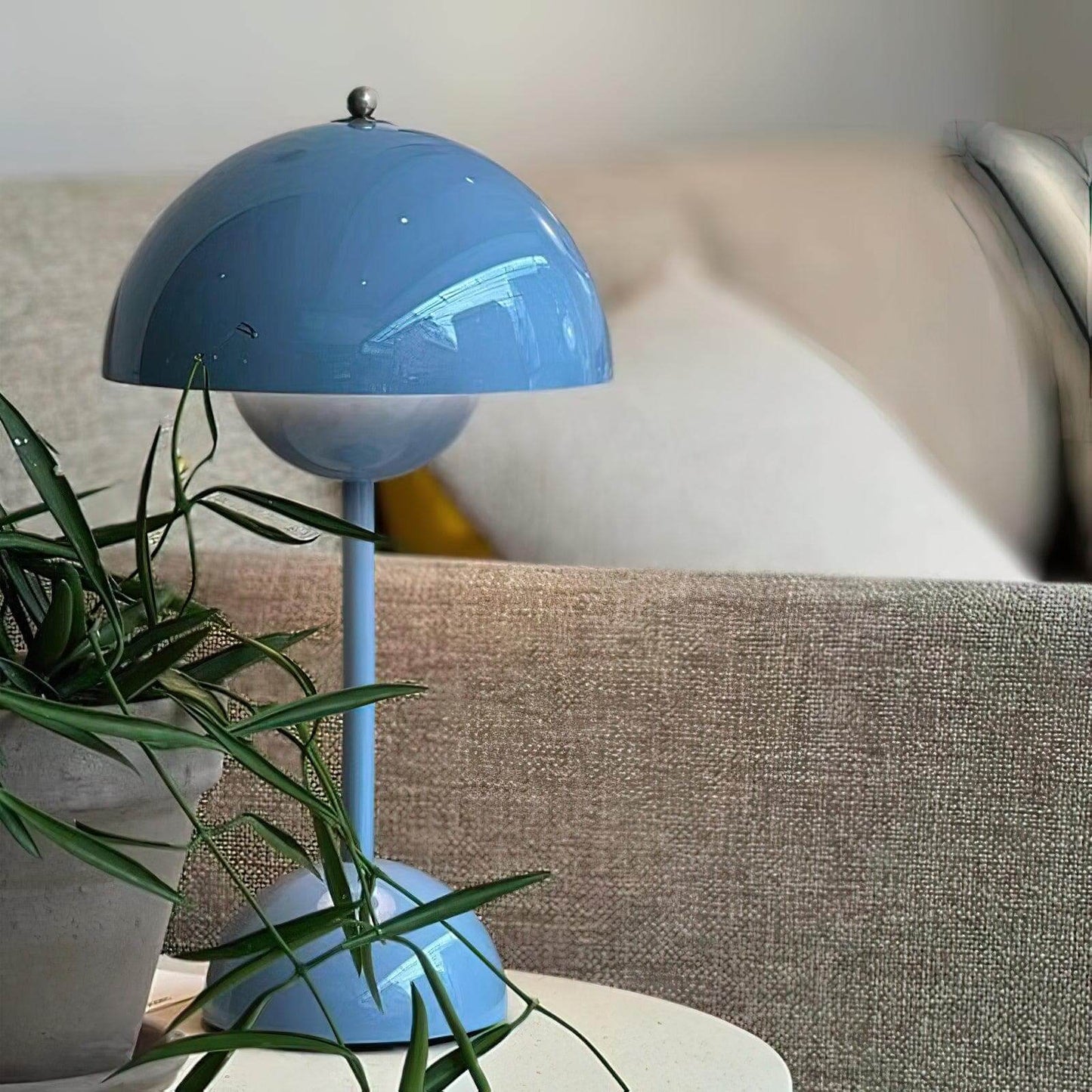 Semi-Circle Bedroom Table Lamp Portable