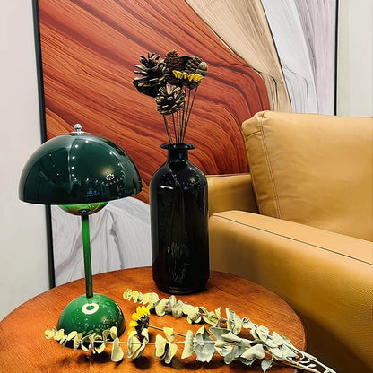 Semi-Circle Bedroom Table Lamp Portable