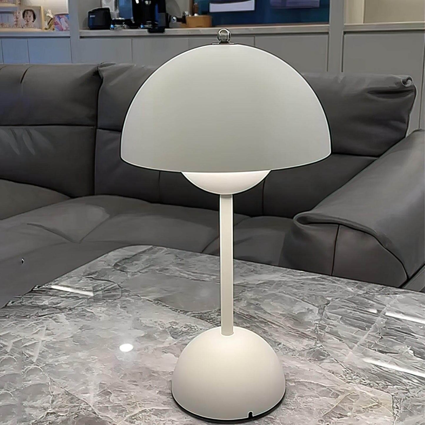 Semi-Circle Bedroom Table Lamp Portable