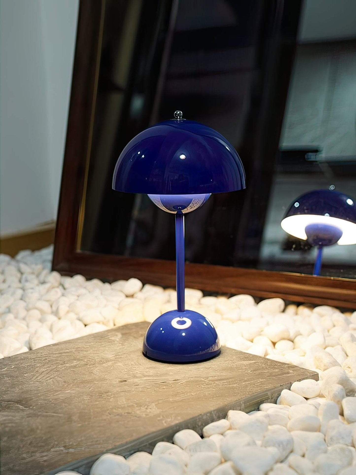 Semi-Circle Bedroom Table Lamp Portable