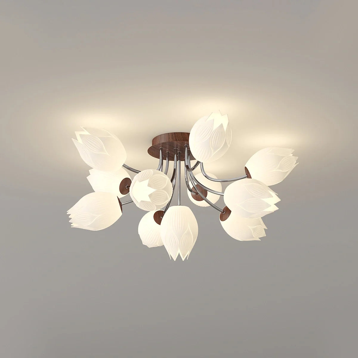 Floral Living Room Ceiling Lamp