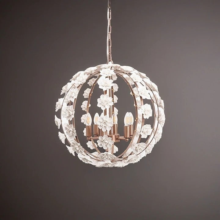 Bird's Nest Flower Chandelier