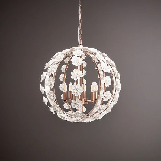 Bird's Nest Flower Chandelier