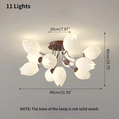 Floral Living Room Ceiling Lamp