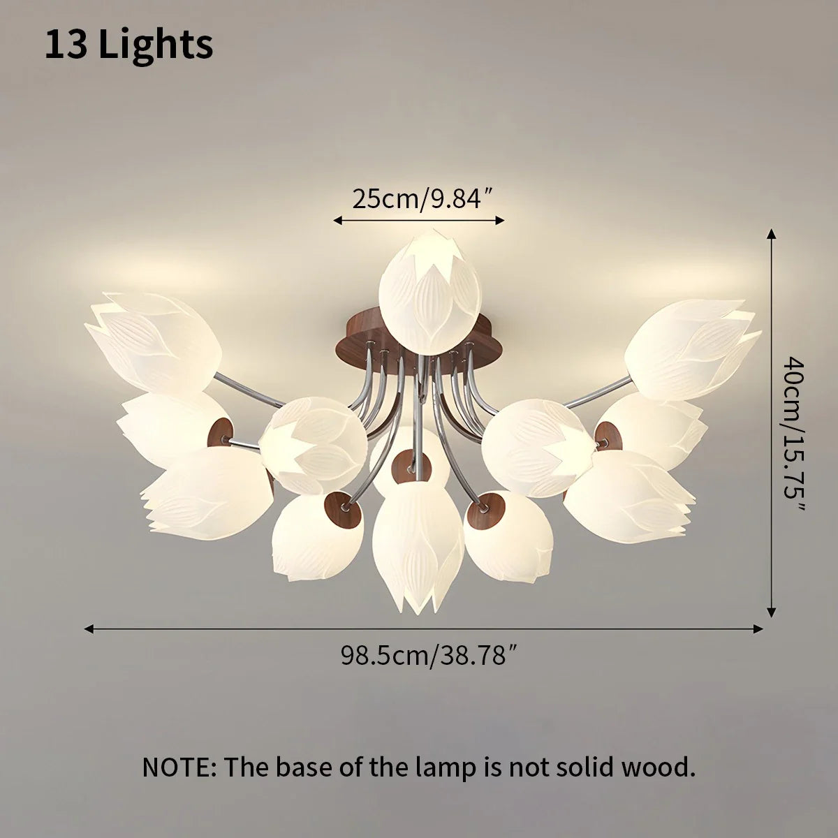 Floral Living Room Ceiling Lamp