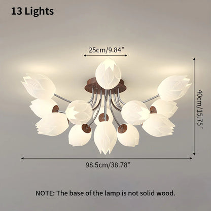 Floral Living Room Ceiling Lamp