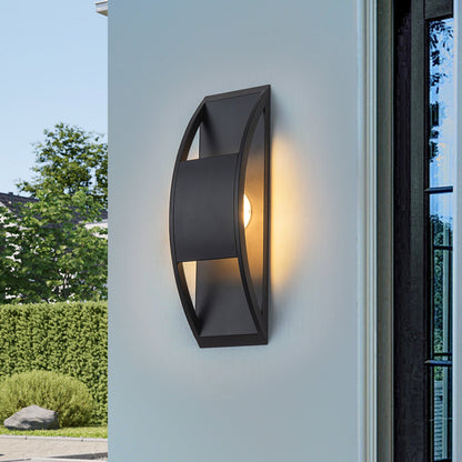 Rustic Arch LED Outdoor Wall Sconce