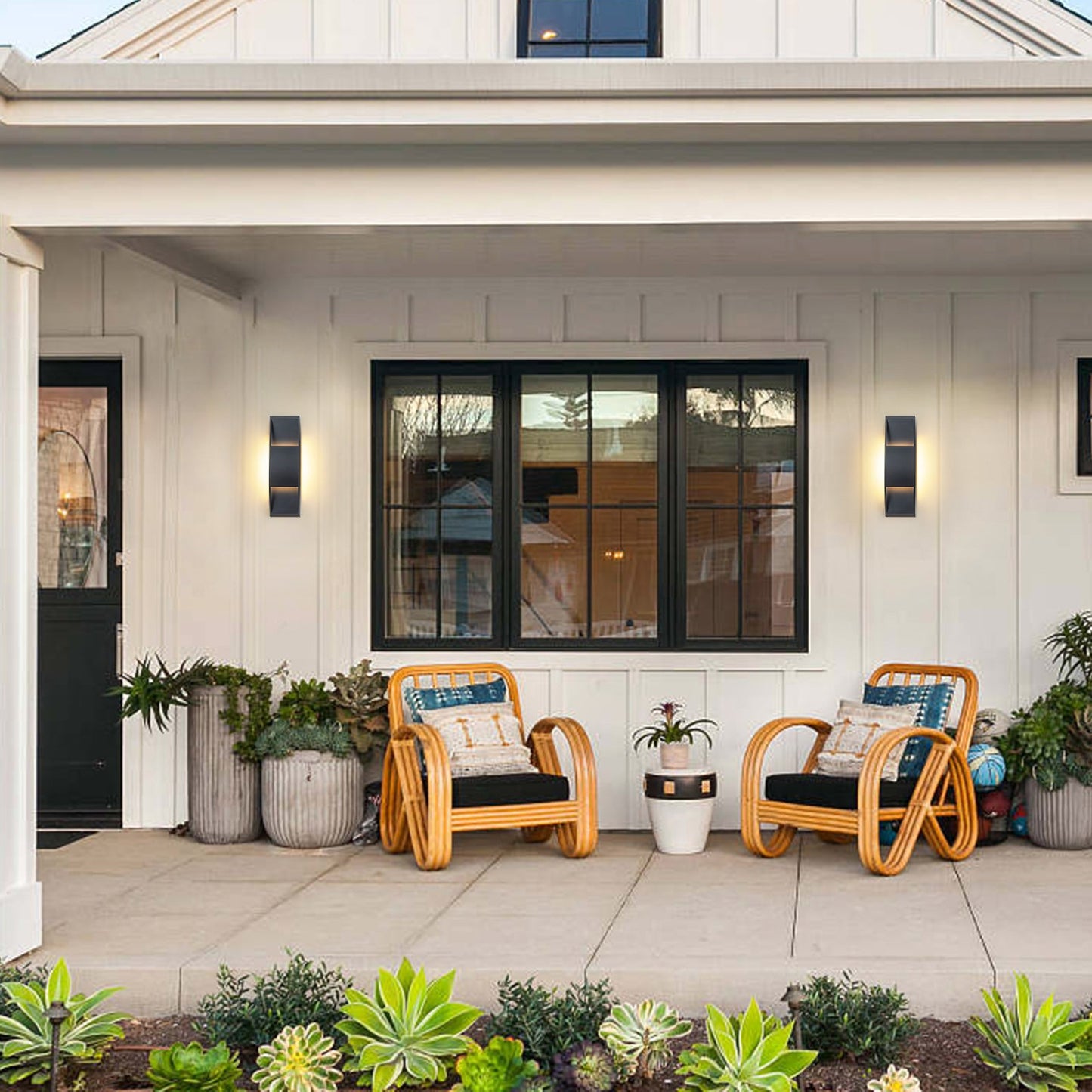 Rustic Arch LED Outdoor Wall Sconce