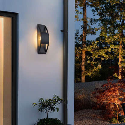 Rustic Arch LED Outdoor Wall Sconce