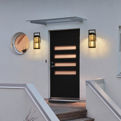 Harvest Glow LED Outdoor Wall Lantern