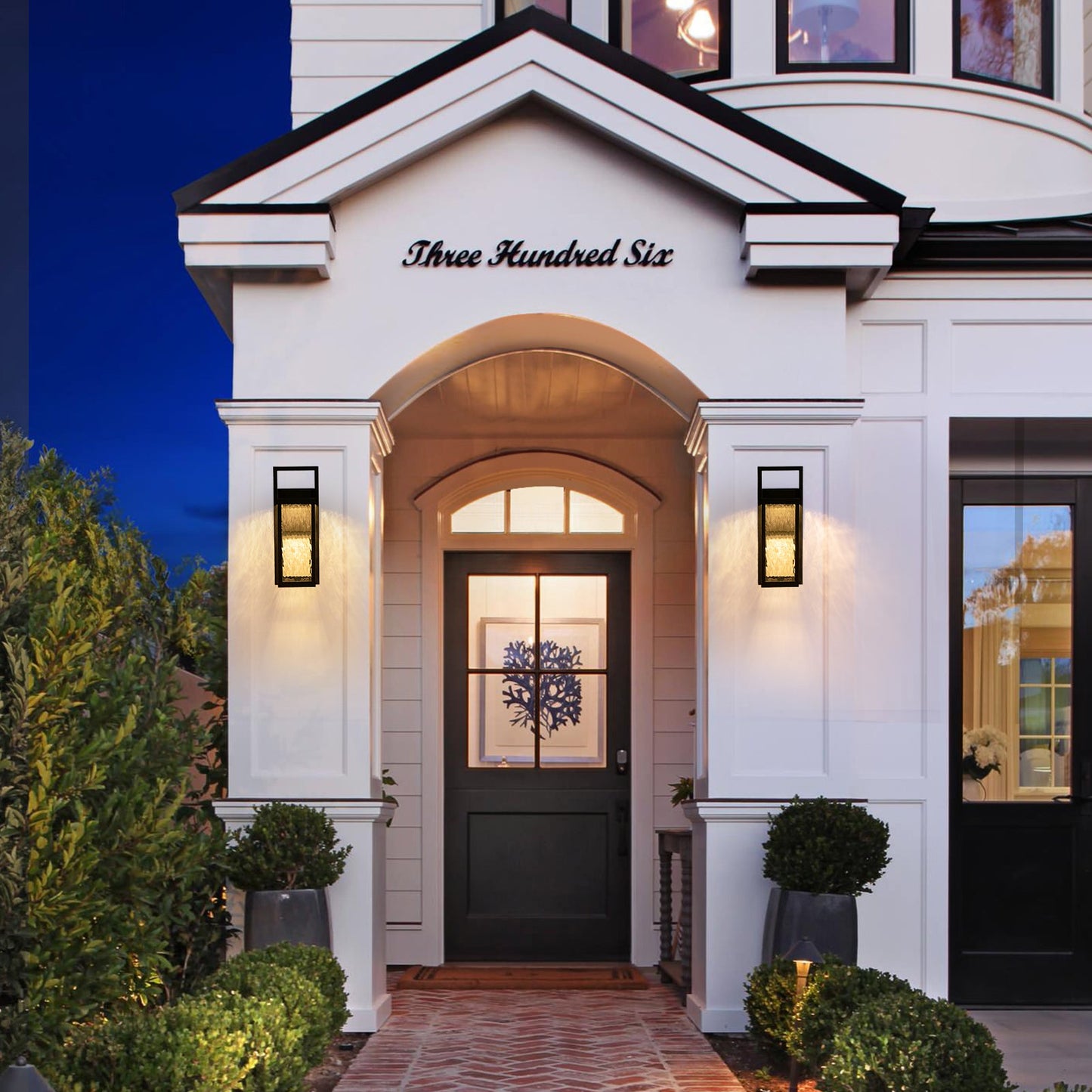 Harvest Glow LED Outdoor Wall Lantern