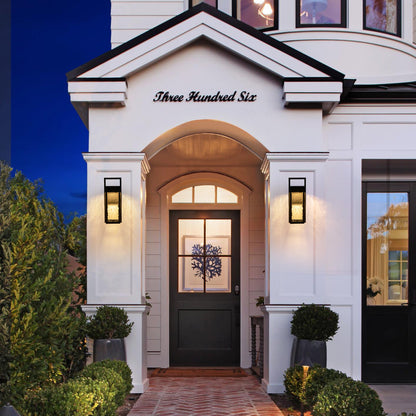 Harvest Glow LED Outdoor Wall Lantern