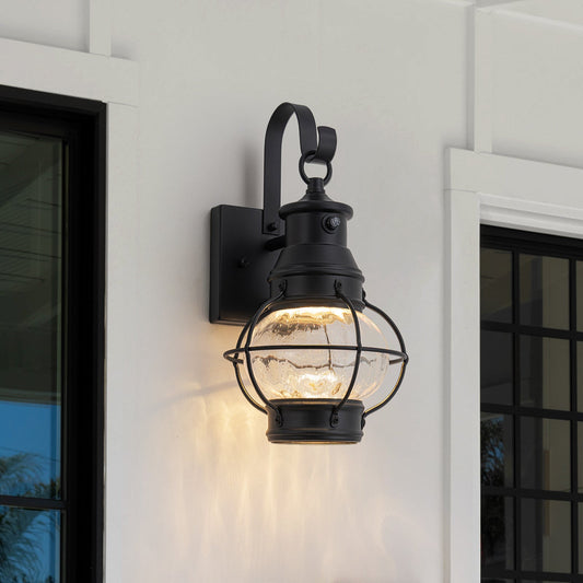 Hearthlight Dusk to Dawn LED Outdoor Wall Lantern