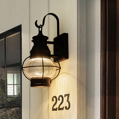 Hearthlight Dusk to Dawn LED Outdoor Wall Lantern