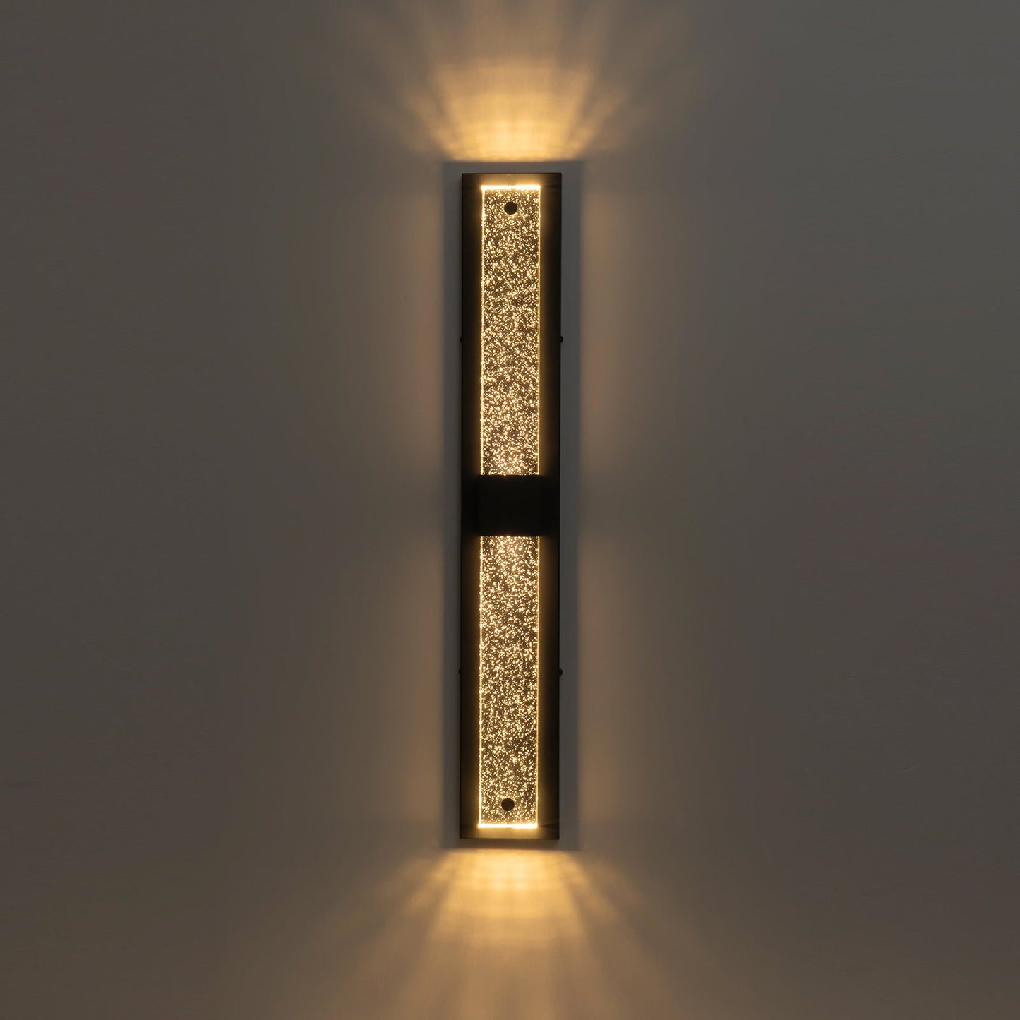 Crystalline LED Indoor Outdoor Wall Sconce