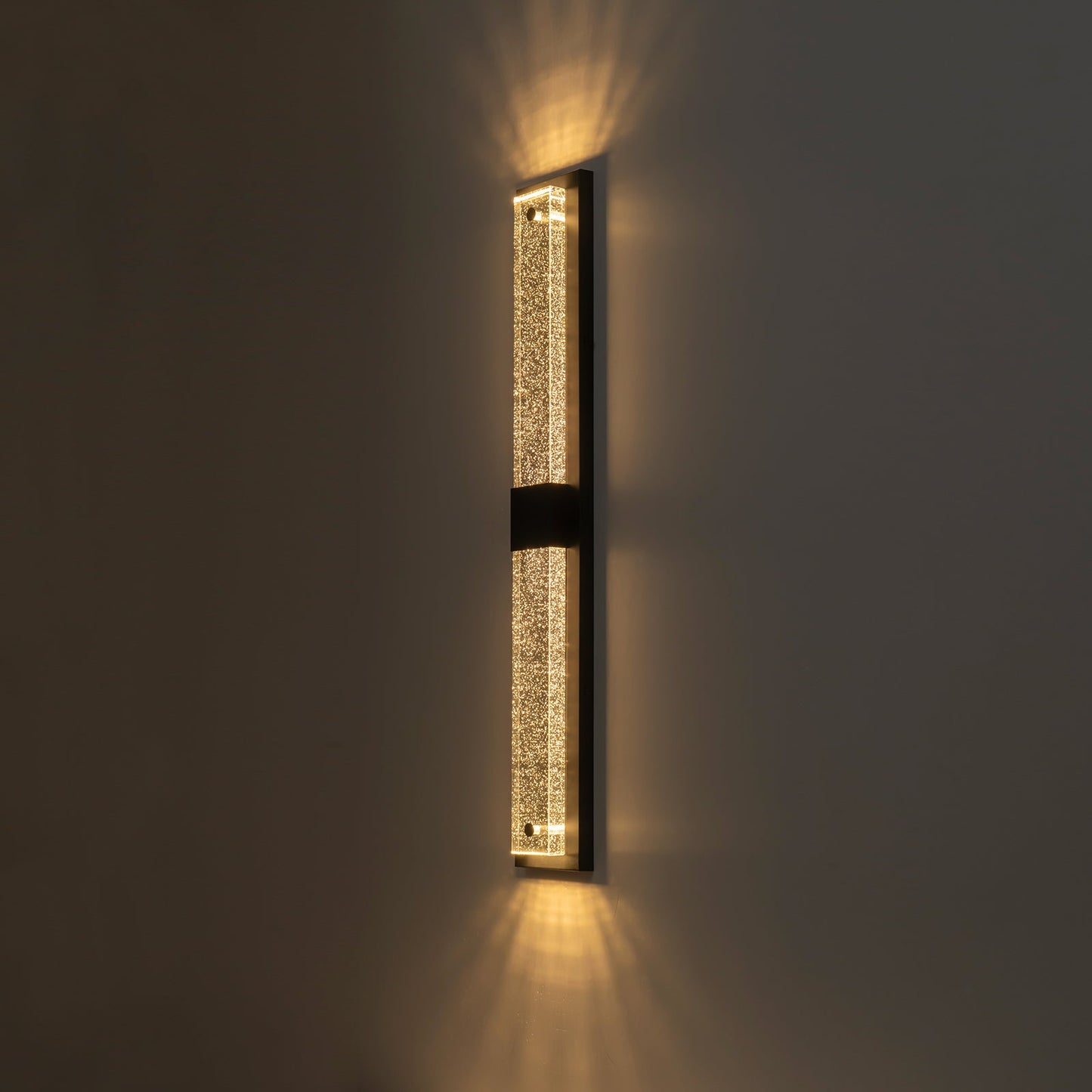 Crystalline LED Indoor Outdoor Wall Sconce