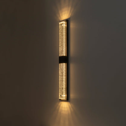 Crystalline LED Indoor Outdoor Wall Sconce