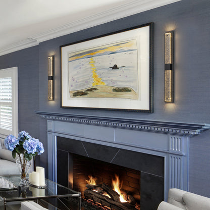 Crystalline LED Indoor Outdoor Wall Sconce